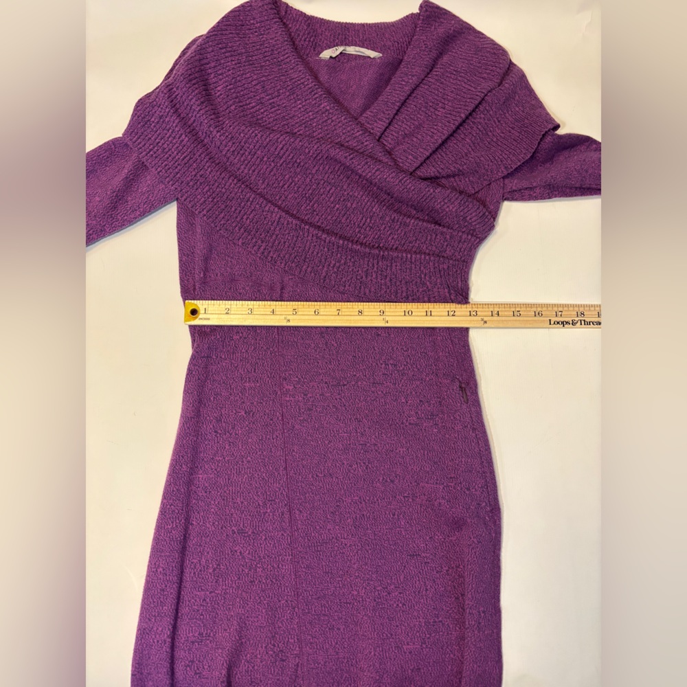EUC Athleta Sochi Cowl Neck Sweater Vest | Purple (raspberry) | Size Medium - Picture 12 of 14